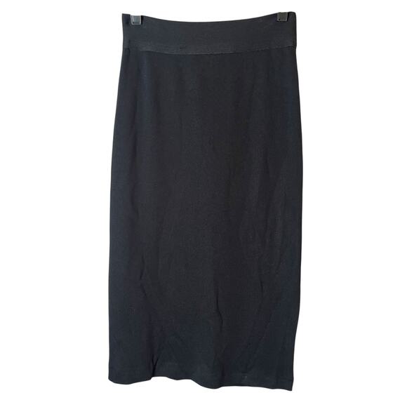 Exclusively Misook Pencil Skirt Womens Small Black Stretch - Picture 2 of 9